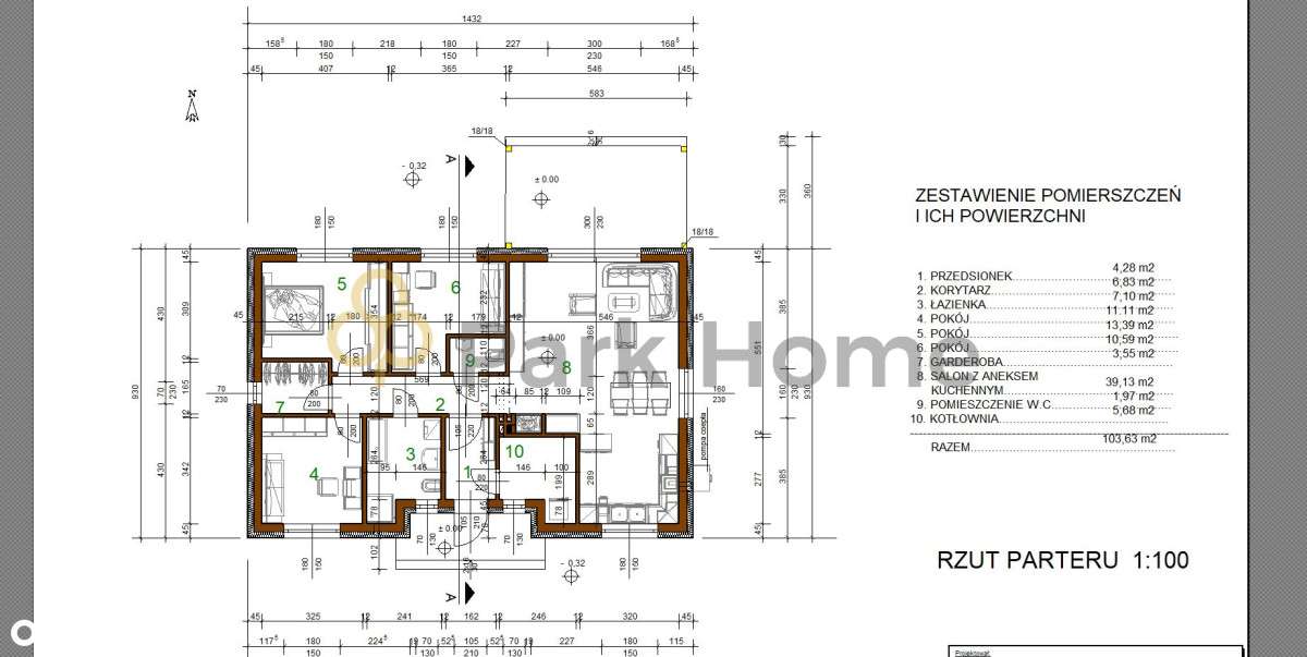 Parterowy, wolnostojący dom blisko lasu - Pełny obrazek: 5/5
