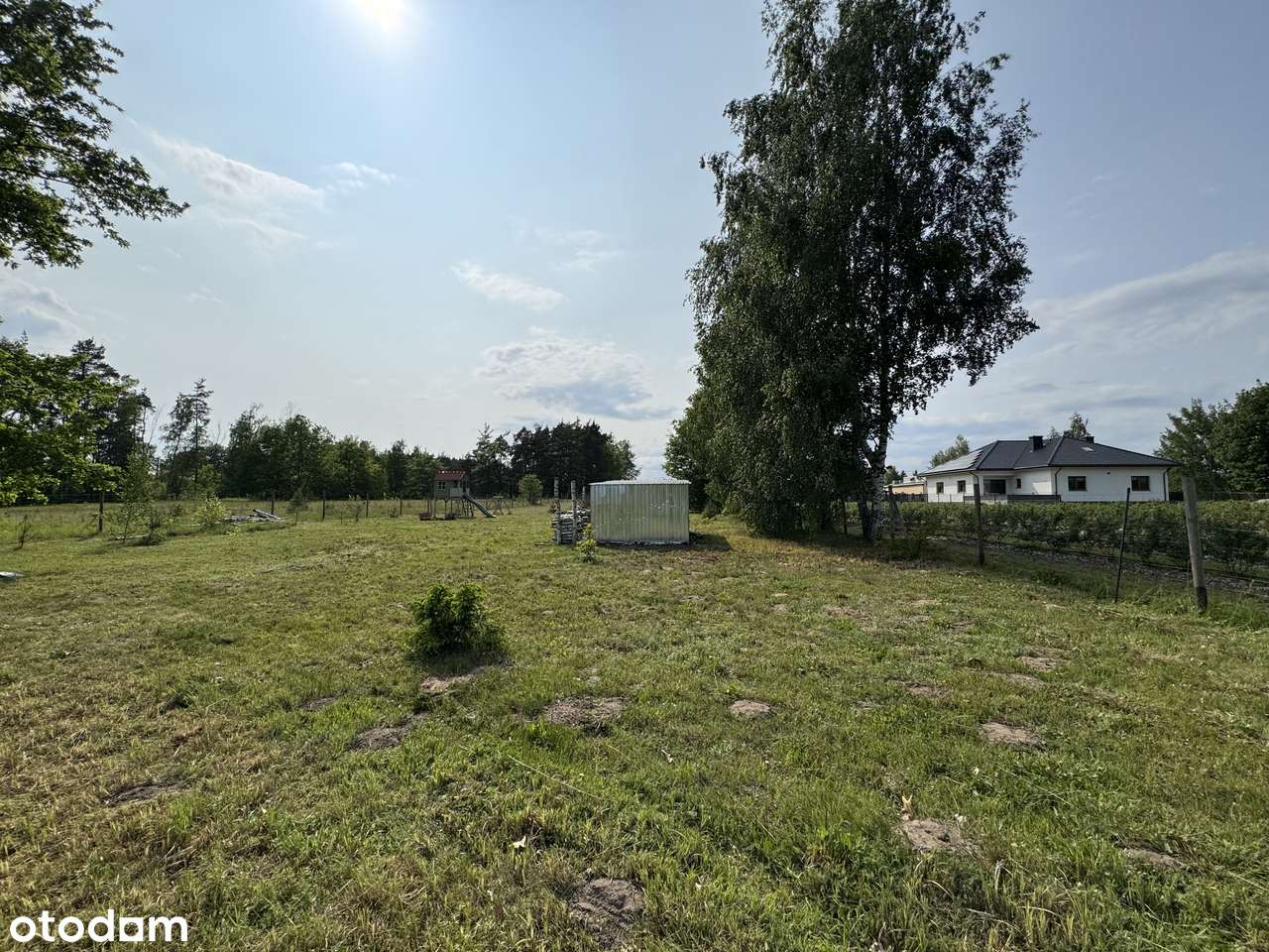 Działka budowlana przy rzece | 3km od PKP Chynów | prąd i woda-0