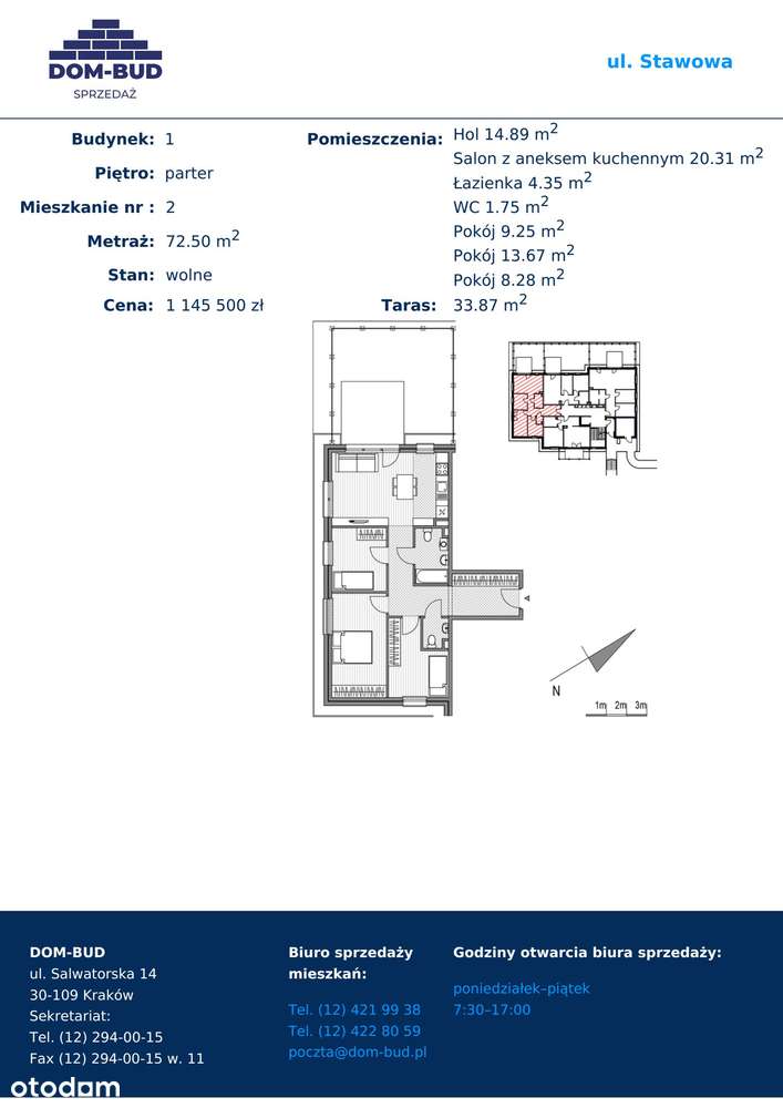 ul. Stawowa | mieszkanie 4-pok. | 1.2 - Pełny obrazek: 2/9