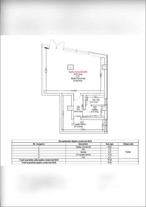 Spatiu comercial cu preluare chiriasi | Zona strazii Corneliu Coposu - Imagine principală: 4/4