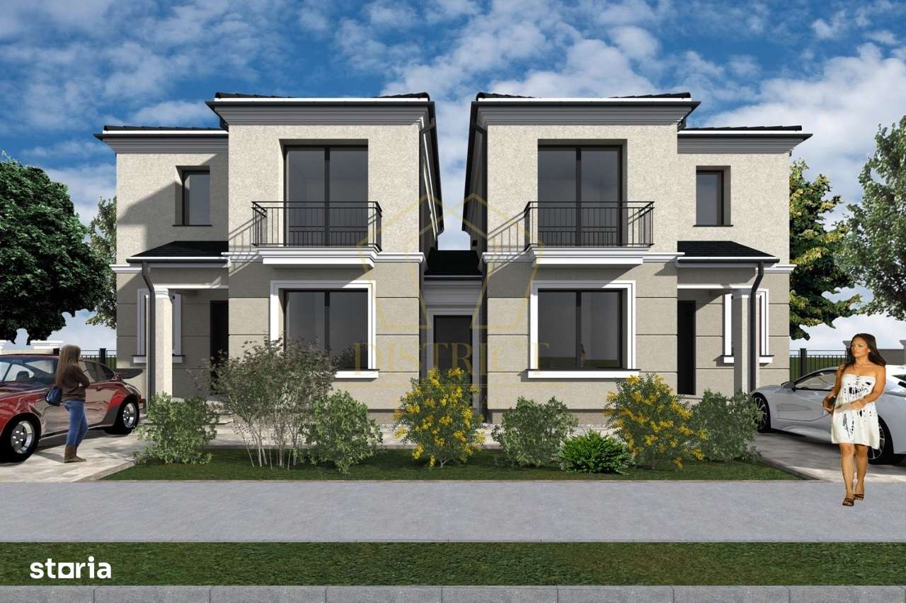 Duplex modern cu 5 camere despartit prin camera tehnica I Mosnita Noua - Imagine principală: 3/9