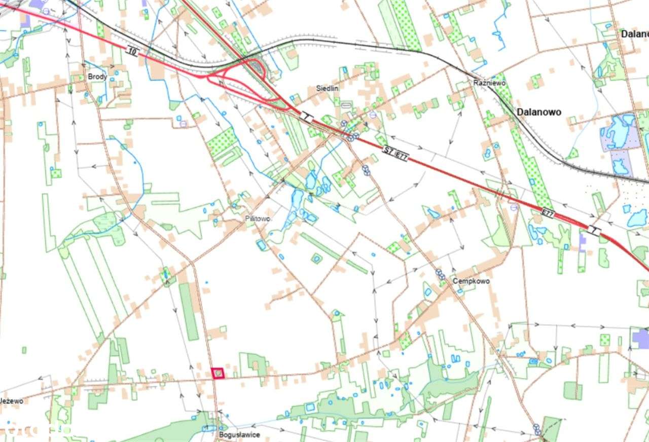 Bogusławice, 0,64 ha, Wz, Studium. - Pełny obrazek: 4/4