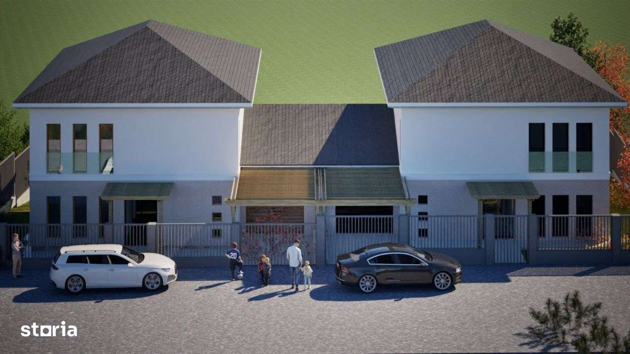 Teren autorizat 2 case individuale, 970 mp, Chinteni - Imagine principală: 5/10