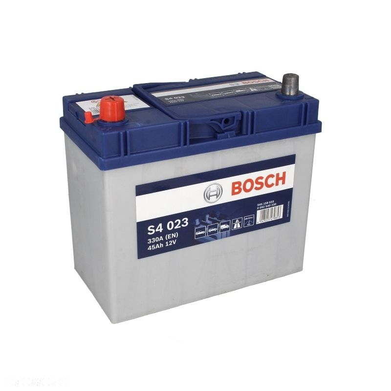 Akumulator BOSCH S4 45Ah 330A L+ Bosch 0 092 S40 230 MOŻLIWY DOWÓZ MONTAŻ - 2