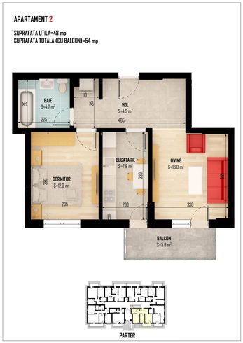 Apartament spațios, aproape de București, în zonă liniștită-6