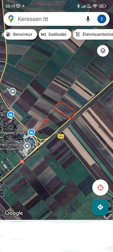 De vânzare teren extravilan langa drumul DN11-0