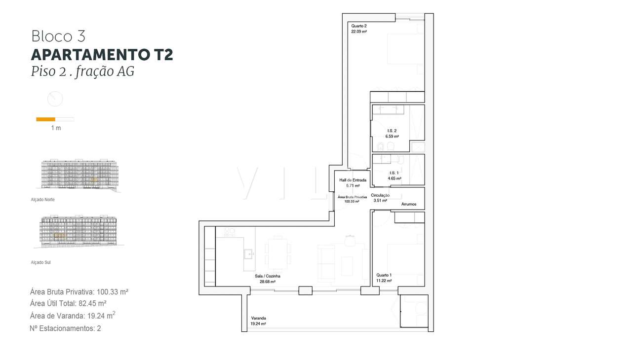 Apartamento T2 Venda em Glória e Vera Cruz,Aveiro - Grande imagem: 2/29