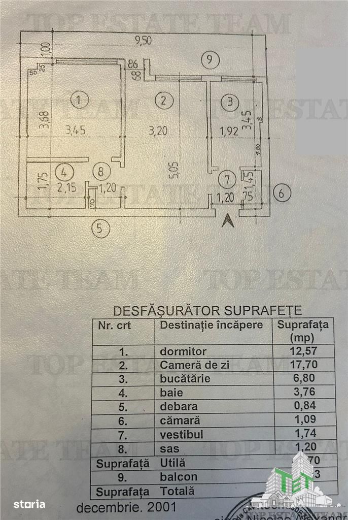 Apartament 2 camere de vanzare, zona Stefan cel Mare - Imagine principală: 15/15