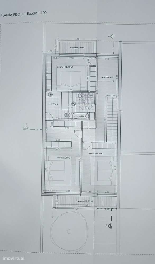 Moradia T3 em Estrutura na Lage, Vila Verde! - Grande imagem: 5/5