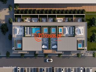 Apartamento T3 novo com piscina e garagem no Montenegro, Faro