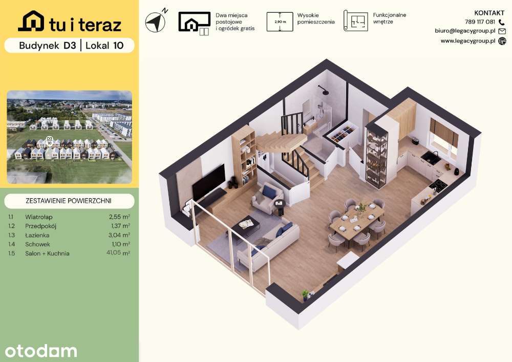 OSTATNI DOM W I ETAPIE | Osiedle Tu i Teraz | 101,79 m² | 4–6 pokoi-6