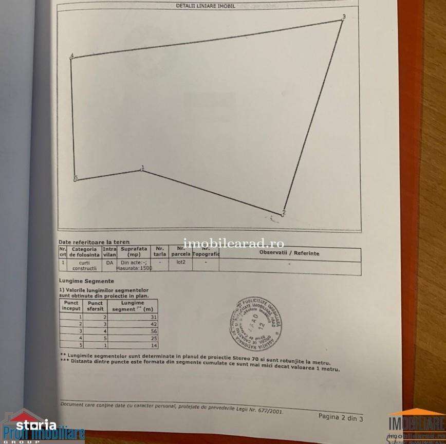 Teren 1.500 sau 750mp la intrare in Siria, F.S. 56 ml pe DJ vizavi de - Imagine principală: 4/10