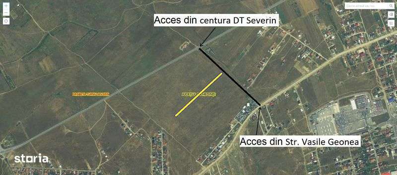 Dezmembrez teren - minim 500 mp - front 10 m - centura DT Severin - Imagine principală: 2/6