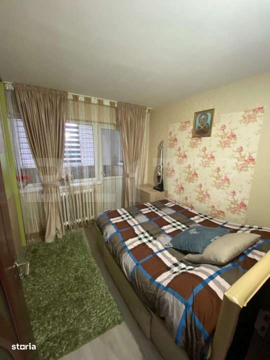 Apartament 3 camere, 51 mp, etaj intermediar, zona Flora, Manastur - Imagine principală: 5/12