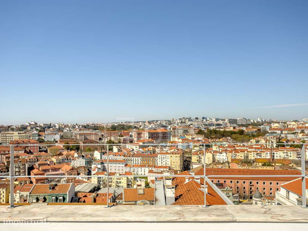 Apartamento T3+1 com terraço em Arroios, Lisboa - Grande imagem: 2/23