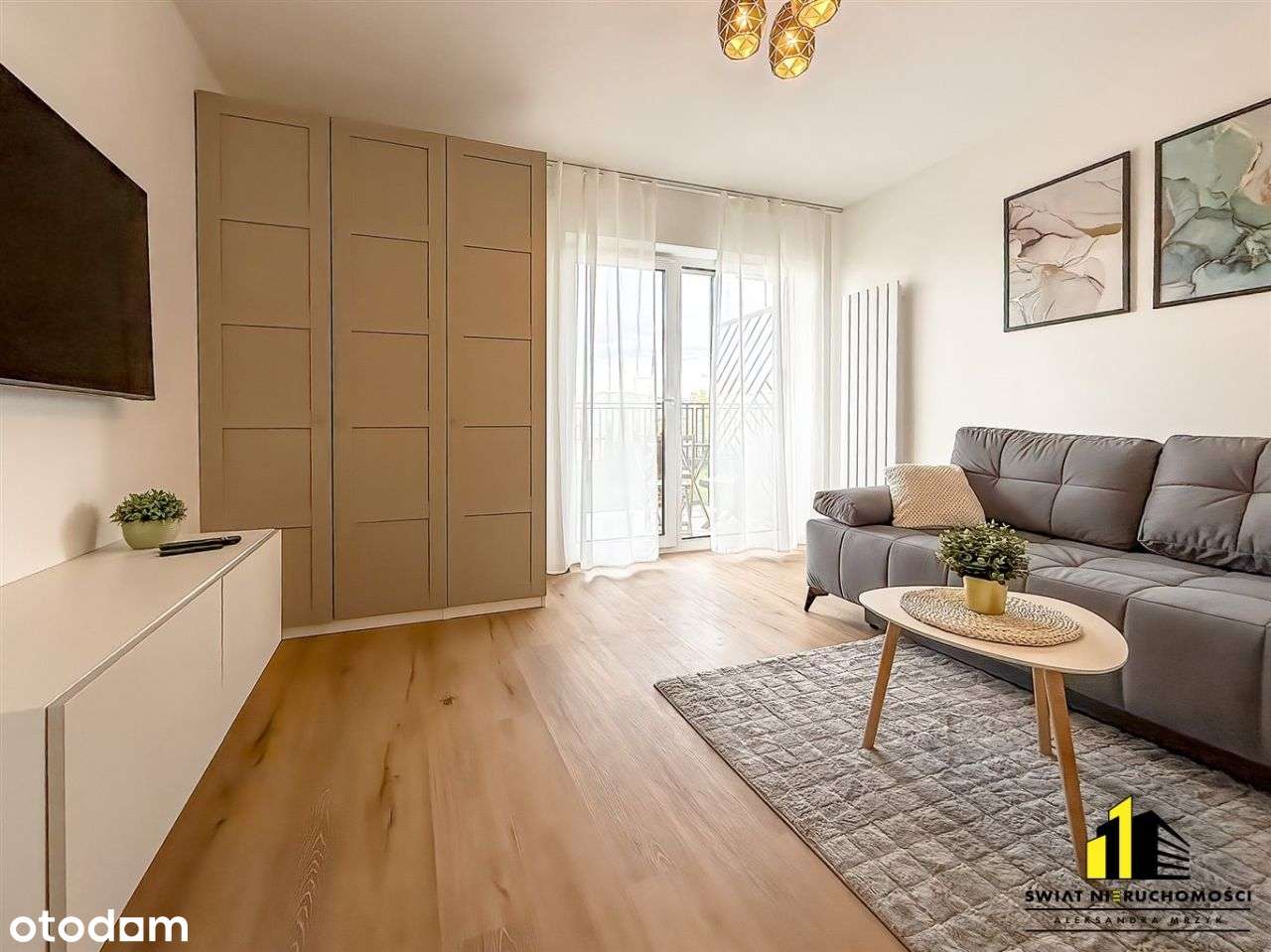 Nowoczesna kawalerka z ogródkiem - Sarni Stok - Pełny obrazek: 5/11