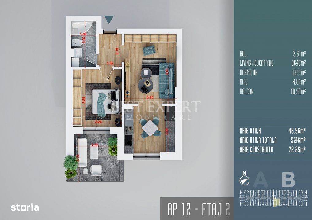 Promo Apartament 2 camere Titan Sector 3 Ideal Investitie
