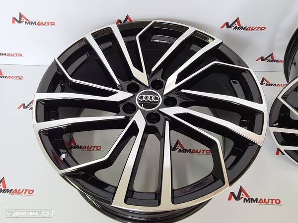 Jantes Look Audi RS4 2020 Preto Polido 19 - 6