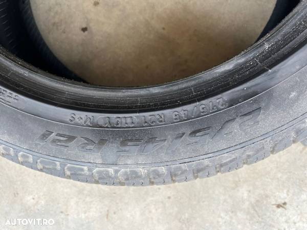 vând 4 anvelope 275/45/21 Pirelli allseason la 6,5mm - 6