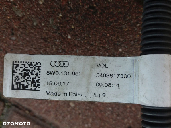 Przewód wąż AdBlue Audi A4 B9 2.0 TDI 8W0131962 - 2
