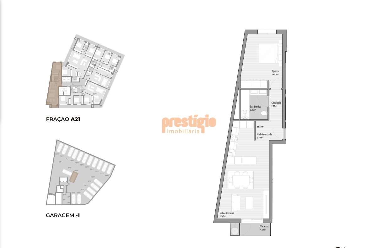 Apartamento T1 Venda em Bougado (São Martinho e Santiago),Trofa-14