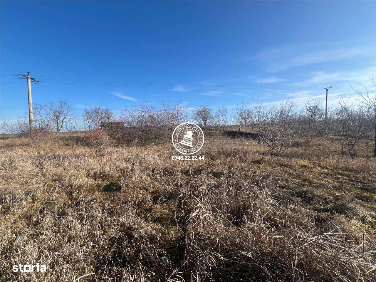 Teren  Popricani 1000 mp  extravilan la strda principala - Imagine principală: 4/4
