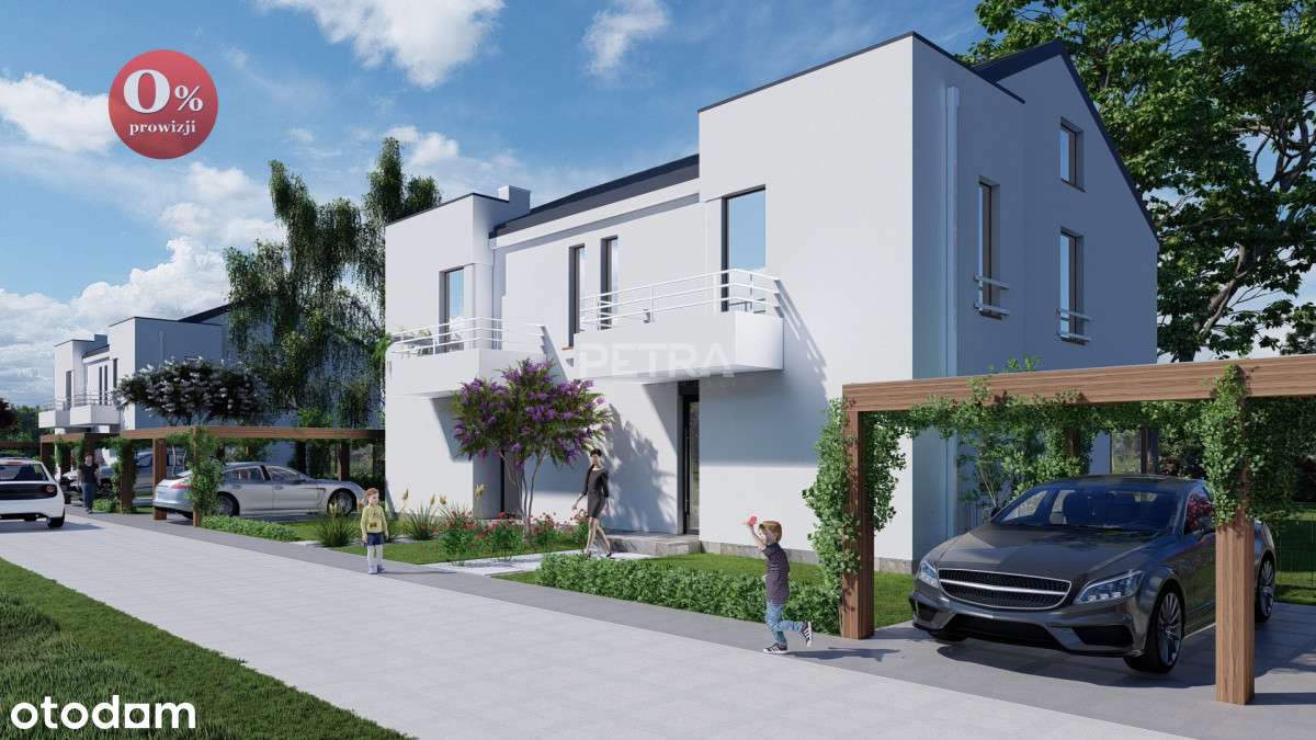 Blliźniak blisko Leszna, 5 pokoi, działka 785 m2-0