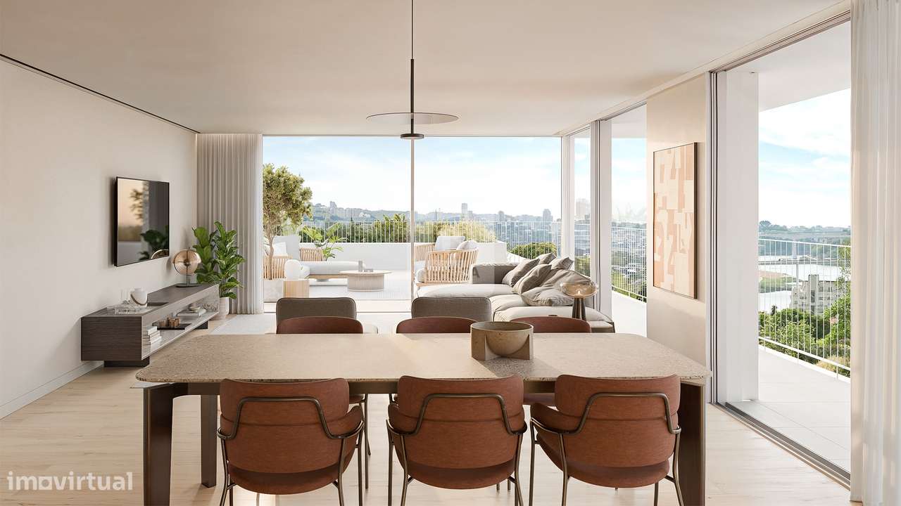 T4 Varanda Vista Rio | Apartamento Orizon Living | T4 Zona do Freixo - Grande imagem: 4/25