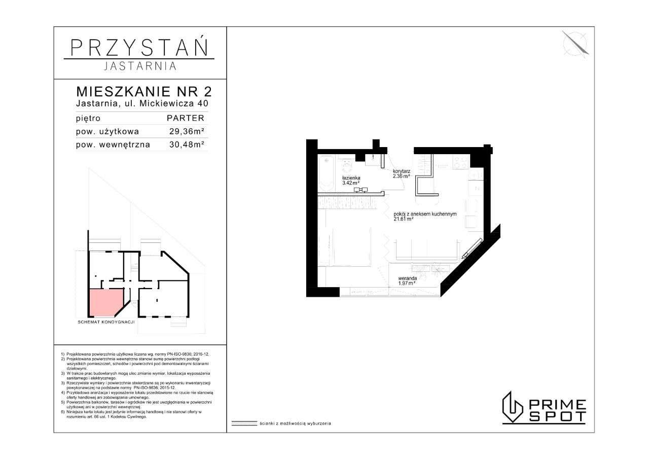 Przystań Jastarnia, M2, płatności 30/70%, odbiór lato 26r. - Pełny obrazek: 2/6
