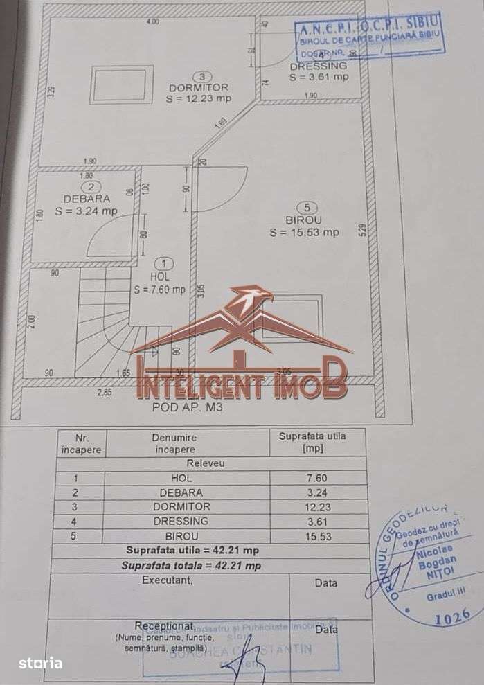 Apartament cu 3 camere la cheie, pe Aleea Steaza din Sibiu-14