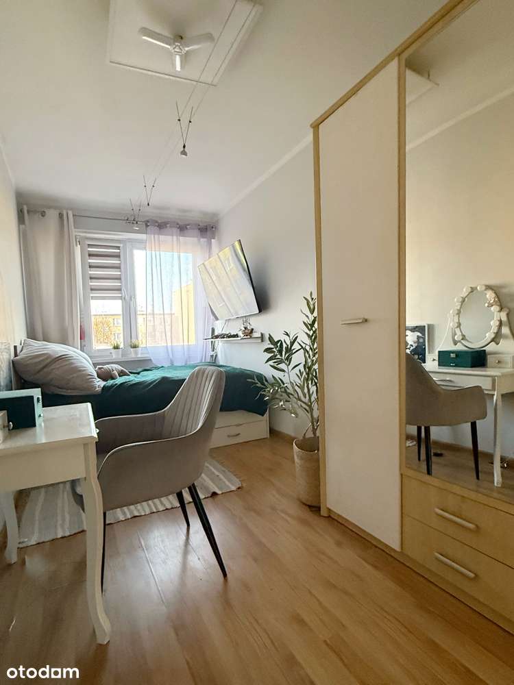 KLIMATYZACJA, 3 pokoje, ZASOLE, BALKON 47,87m2 - Pełny obrazek: 3/8