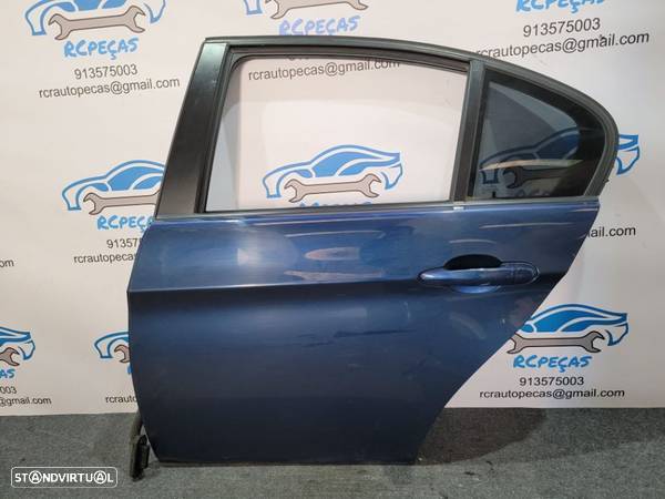 PORTA TRASEIRA TRÁS ESQUERDA BMW SERIE 3 E90 SEDAN CARRO FECHO ELEVADOR MOTOR PUXADOR VIDRO - 1