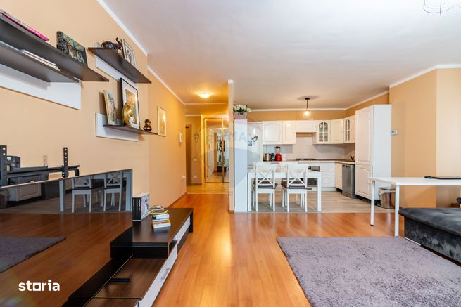Apartament cu 2 camere în Bucurestii Noi, metrou, parcare subterana-0