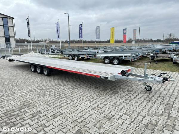 Lorries PL35-8521 laweta na dwa auta 3500kg wypełnienie podłogi ALU 3 osie - 4