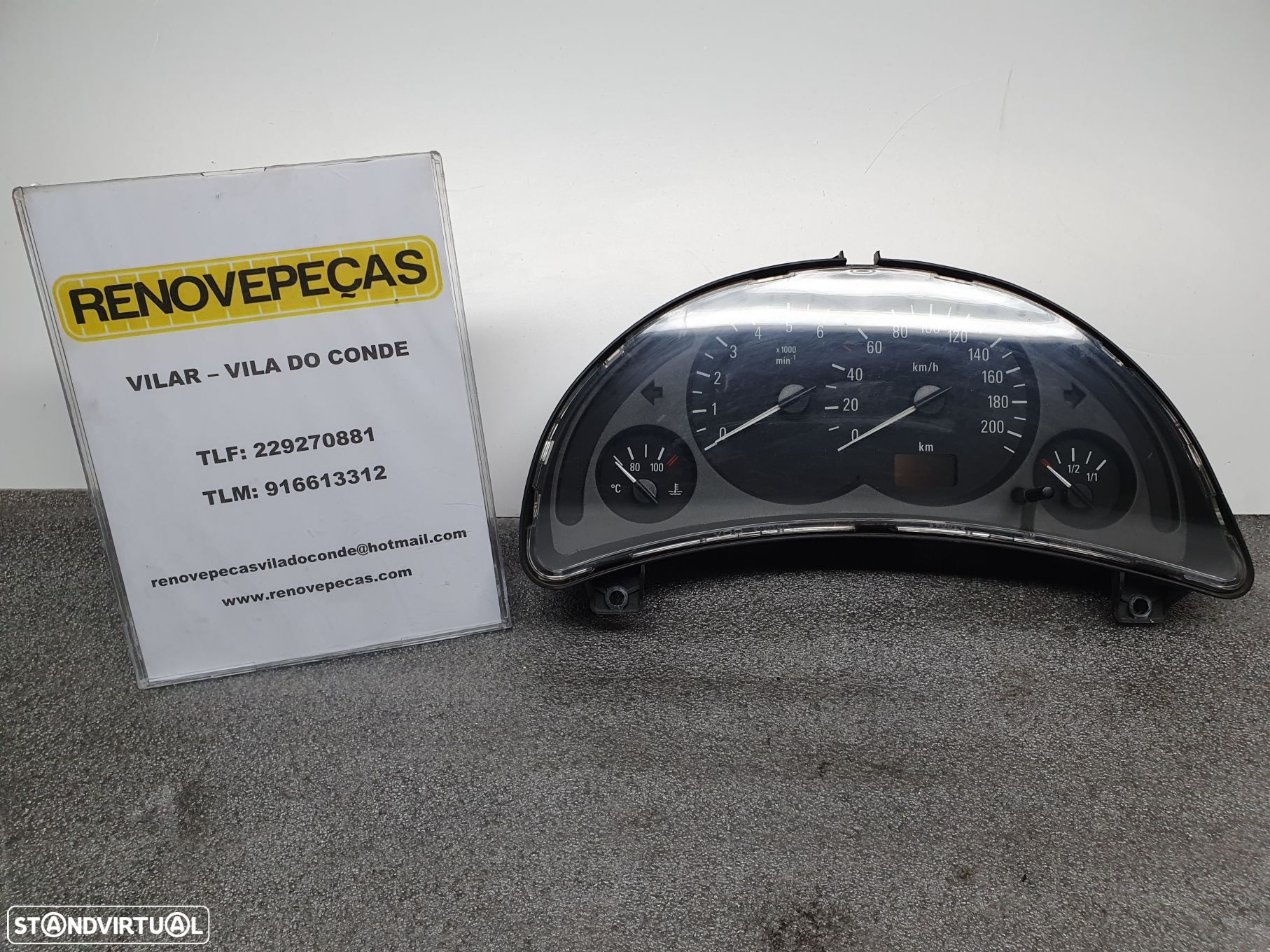 Quadrante / Conta Rotaçoes Opel Corsa C Caixa (X01) - 1
