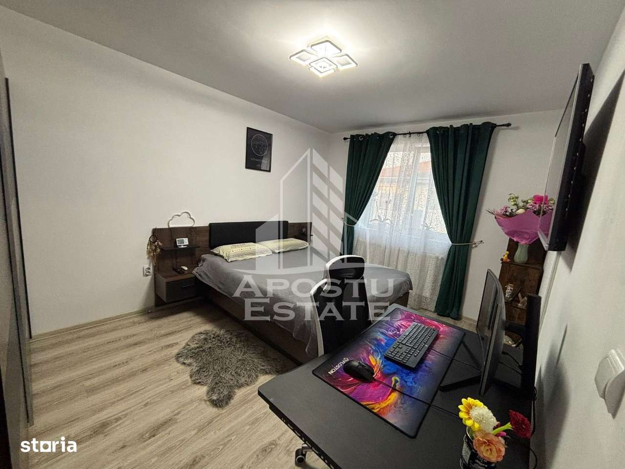 Apartament cu 2 camere decomandat mobilat si utilat in Giroc la asfalt - Imagine principală: 5/10