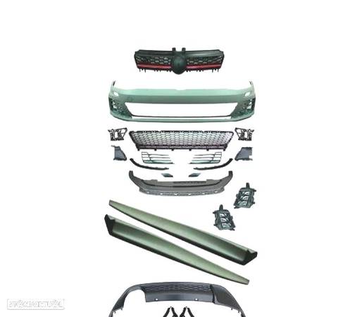 KIT CARROCERIA PARA VOLKSWAGEN VW GOLF 7 LOOK GTI 12-17 SRA - 2