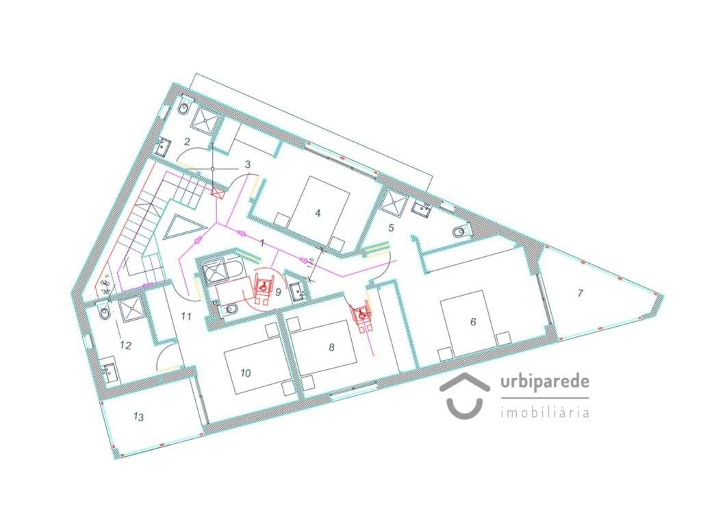terreno urbano, 510 m2, projeto aprovado construção, moradia isolada - Grande imagem: 4/5