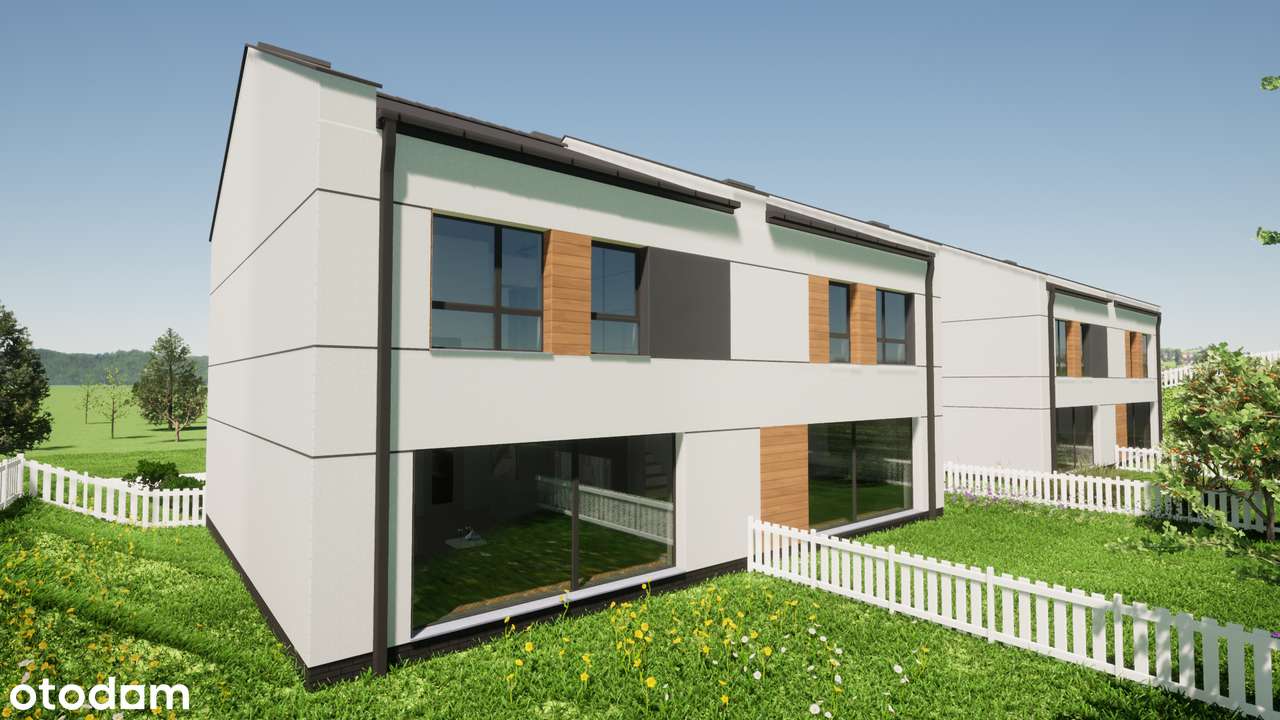 4 pokoje, o. podłogowe, pompa ciepła, działka 450m 2. Media miejskie.-6