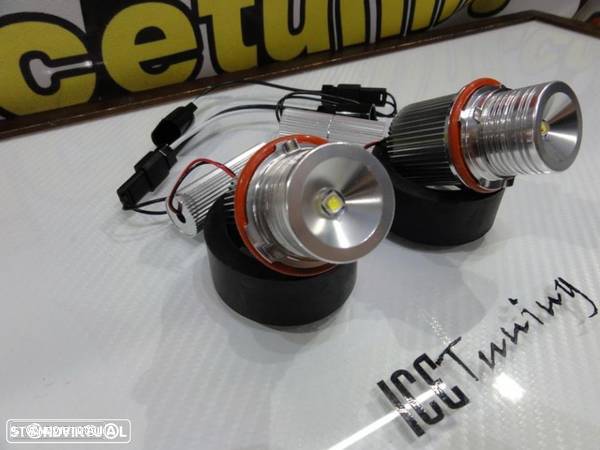 Lampadas em leds para angel eyes Bmw E39, e87, e60, e61, e63, e64, E65, E66, X3 E83, X5 E53, 10W 560 Lumens - 2