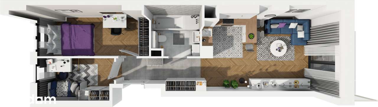 Najtańsze nowe 3 Pokoje na Winogradach - Klucze styczeń '26 - Okazja-3