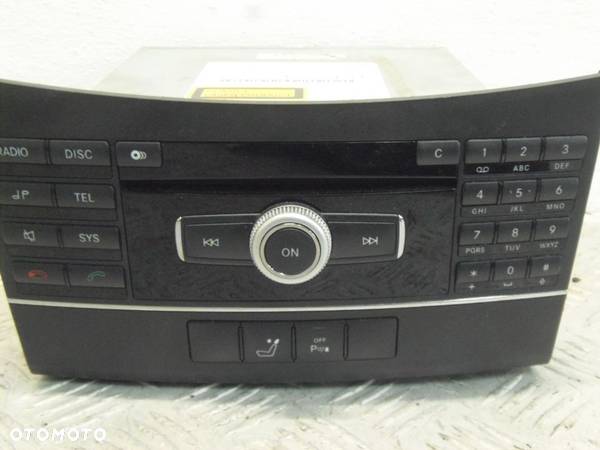 RADIO RADIOODTWARZACZ CD FM MERCEDES E KLASA W212 A2129060001 - 8