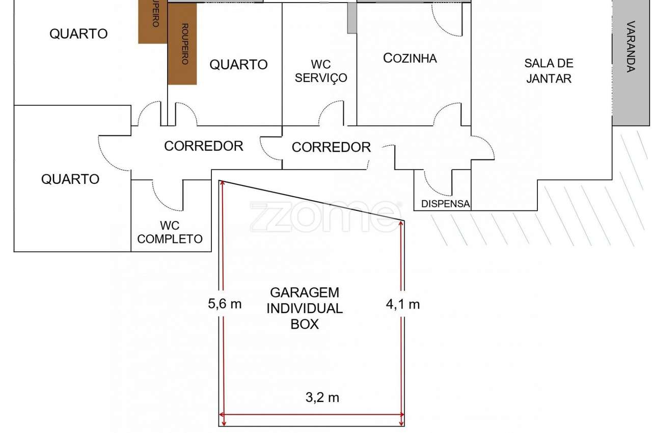 Apartamento T3 Renovado com Garagem Box em Águas Santas-26
