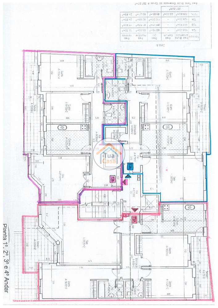 Apartamento T3 com Piscina e Parque Arborizado - Projeto - Grande imagem: 4/33