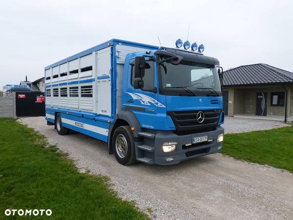 Mercedes-Benz AXOR 1829 DO ŻYWCA / ZWIERZĄT / BYDŁA Z WAGĄ / SUPER STAN / EURO 5 / DŁ. 7.50 M / CAŁY NA PODUSZKACH / DMC 18T!! - 1