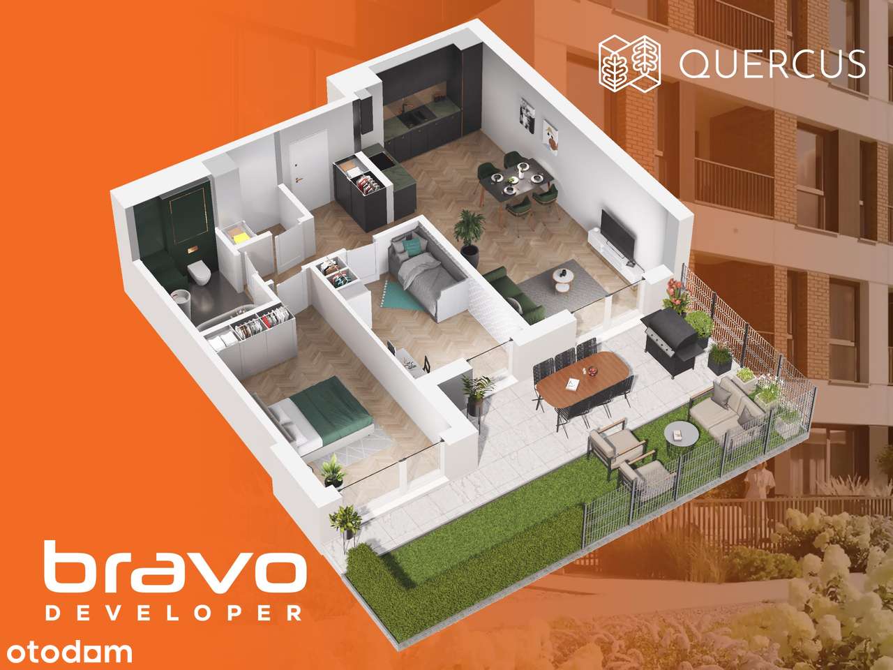 Quercus B.3 - Mieszkanie gotowe do odbioru - Pełny obrazek: 1/9