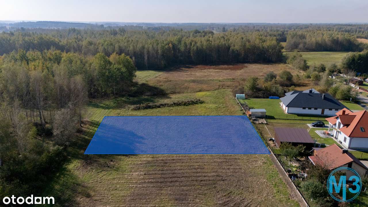 Tutaj postawisz dom i spokój – działka w świetnej lokalizacji