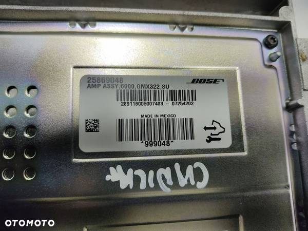 WZMACNIACZ BOSE CADILLAC CTS II 25869048 2007-2014 - 4