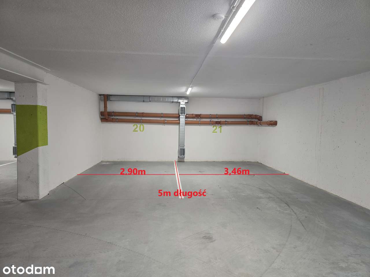 Wynajmę Miejsca postojowe w hali garażowej ul. Inwestycyjna 2 Łężyca