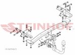 Hak Holowniczy Steinhof Automat Wypinany Pionowo Wertykalnie Vertical do FIAT 500X od 2014 AUTOMAT - 8